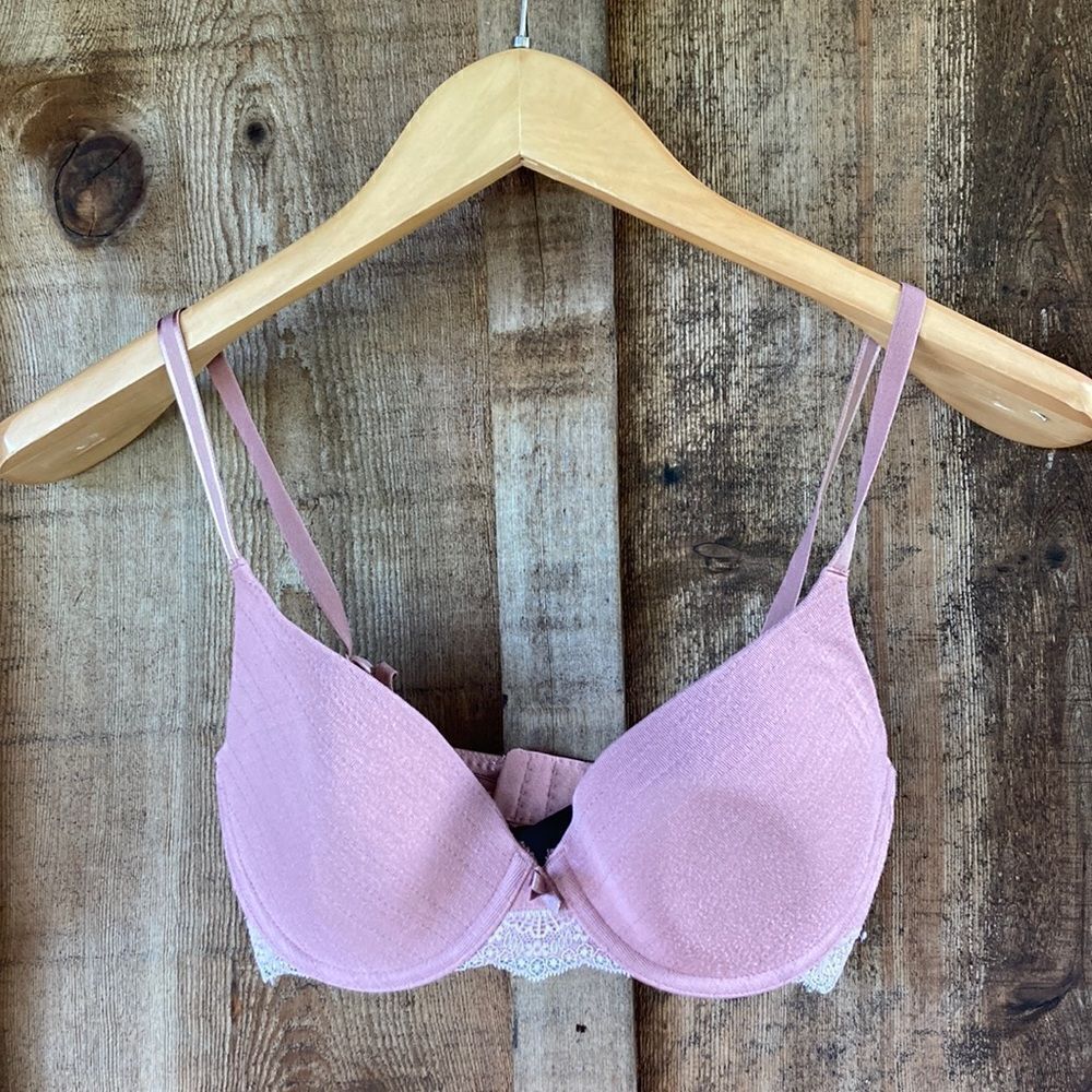 Adore Me Lace Trim Bra